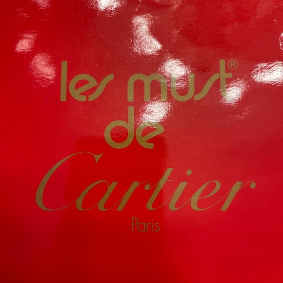 🔥Bundle Me🔥Cartier Red/ Gold Shopping Bag - Picture 2 of 2